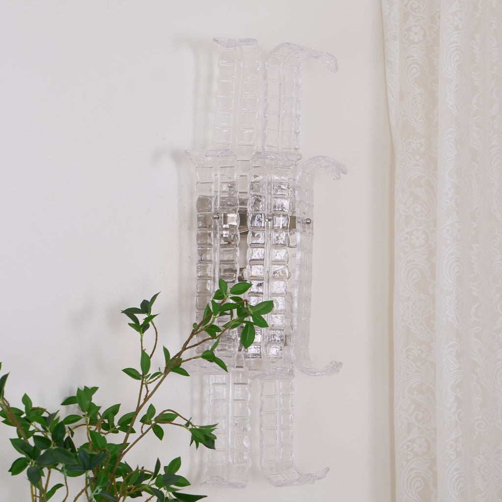 Aveline Glass Wall Sconce Glass lighting by Bling Lighting Studio