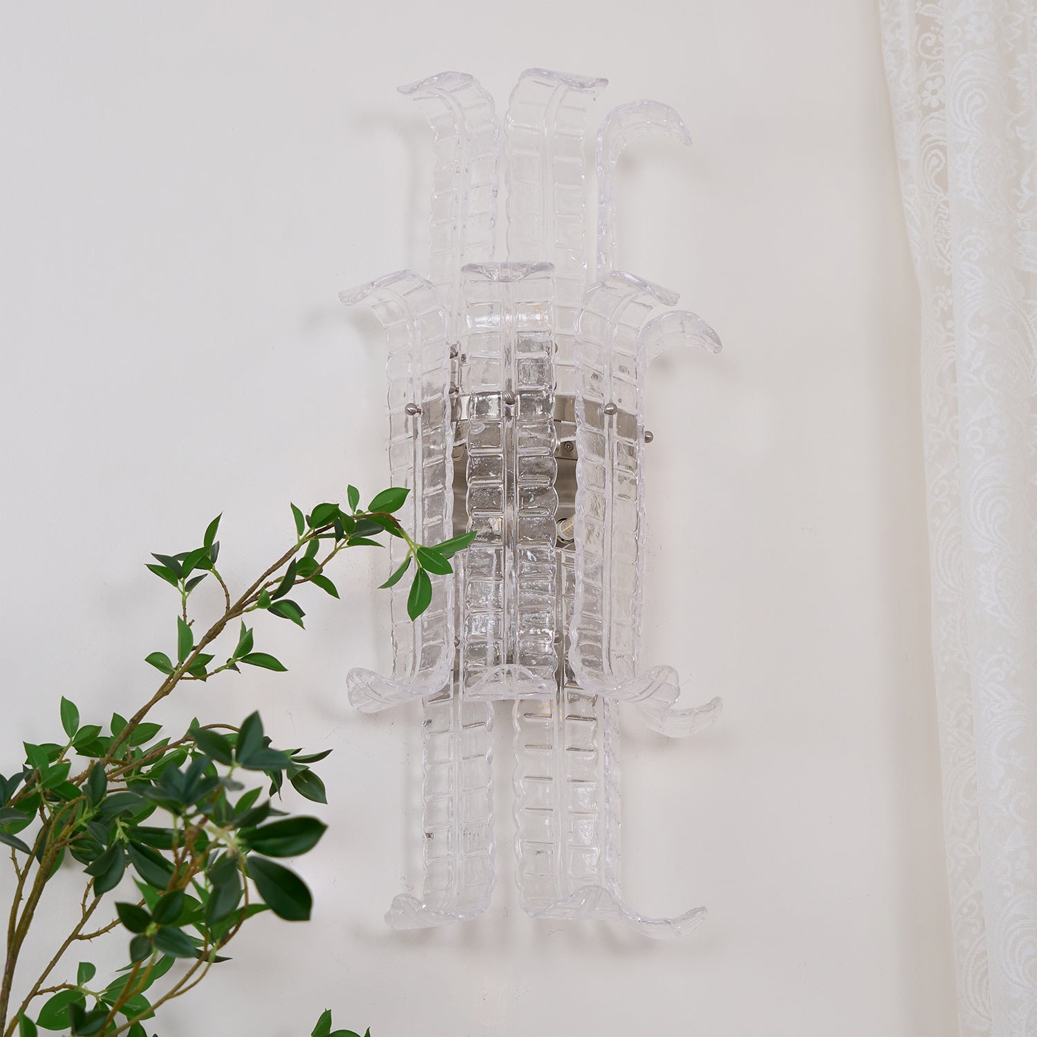 Aveline Glass Wall Sconce Glass lighting by Bling Lighting Studio