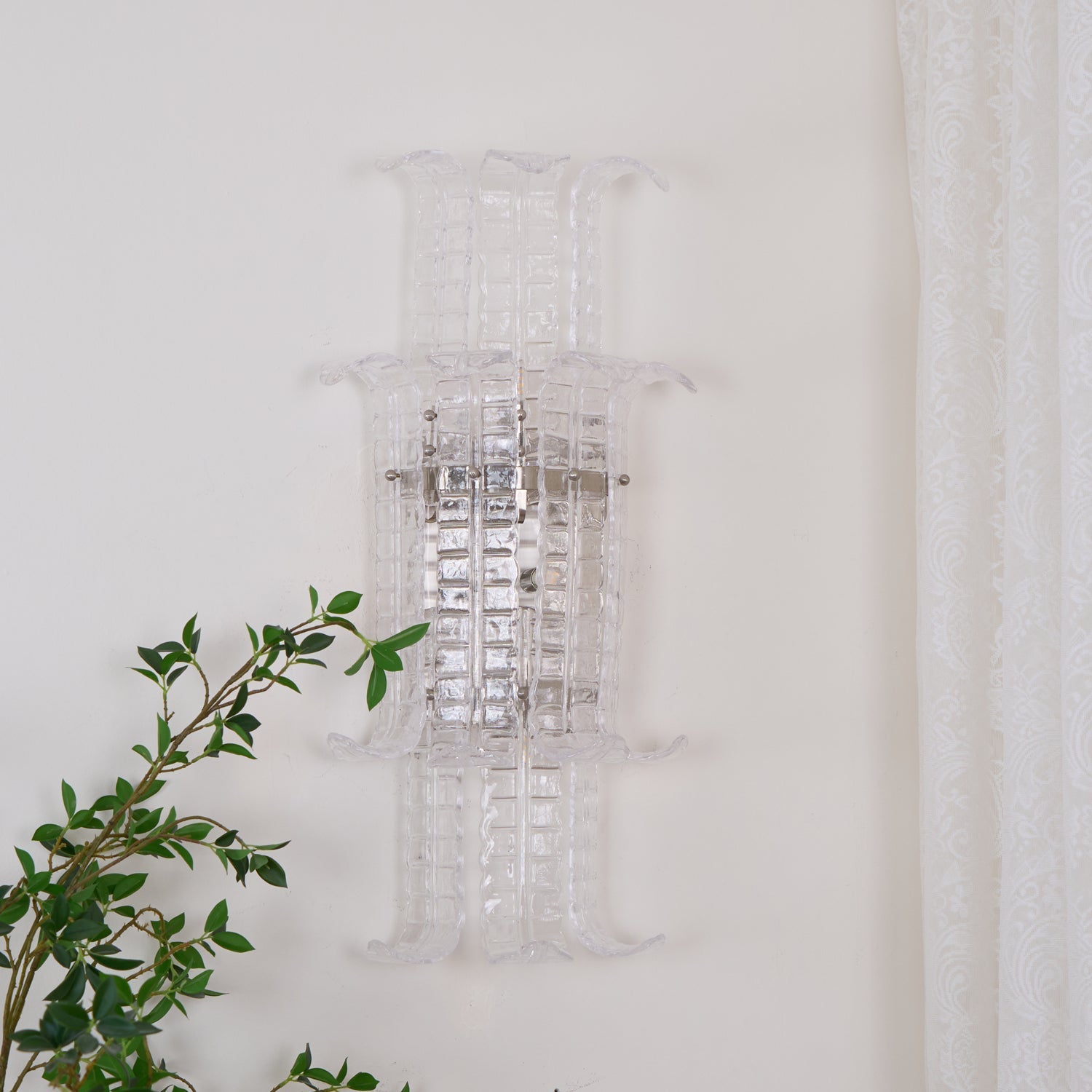 Aveline Glass Wall Sconce Glass lighting by Bling Lighting Studio