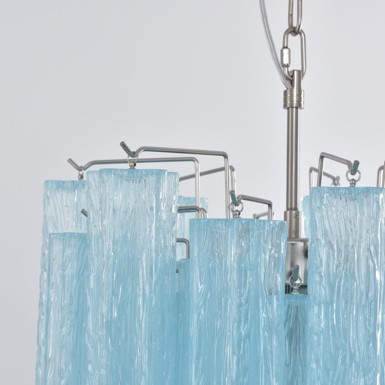 Azzura Glass Chandelier Glass lighting by Bling Lighting Studio