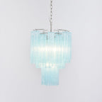 Azzura Glass Chandelier Glass lighting by Bling Lighting Studio