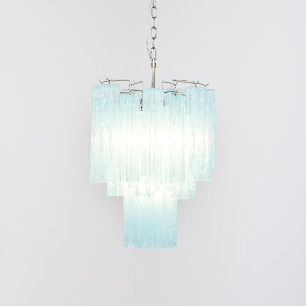 Azzura Glass Chandelier Glass lighting by Bling Lighting Studio