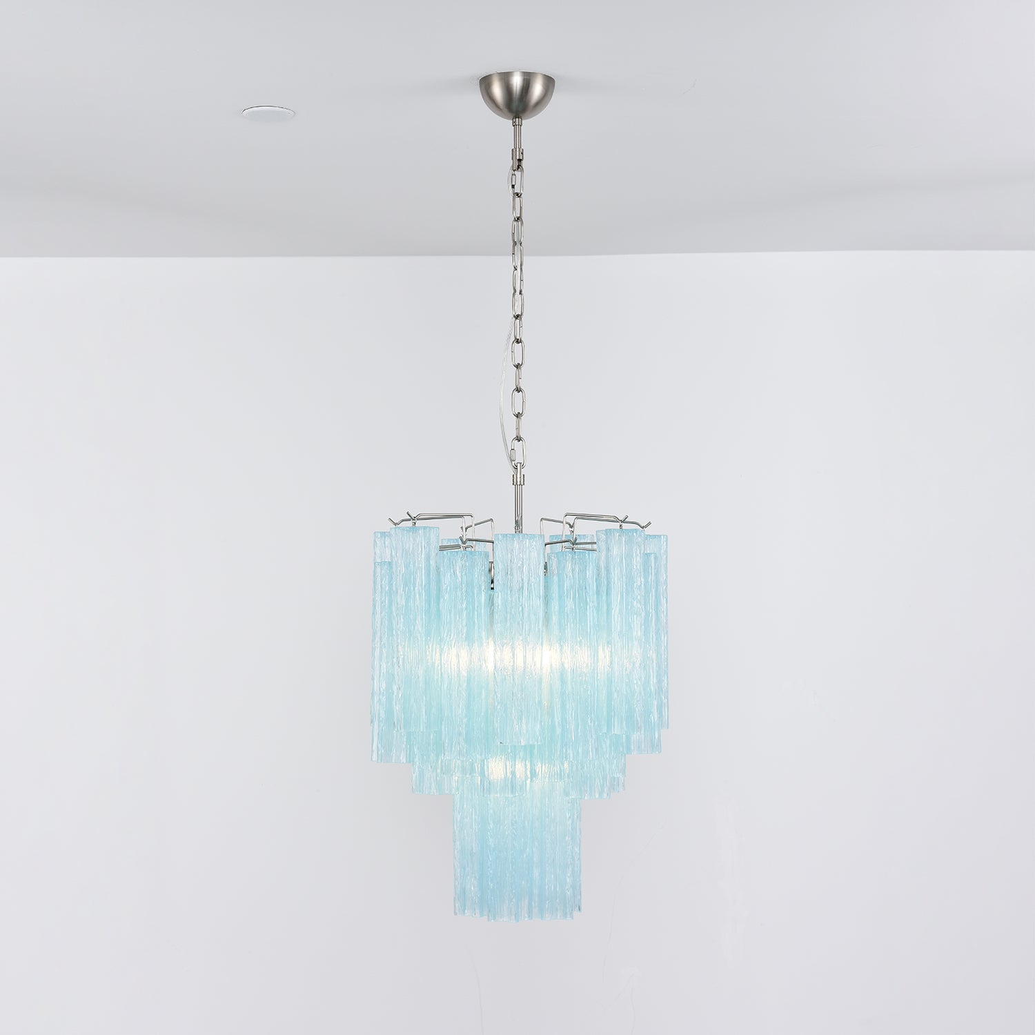 Azzura Glass Chandelier Glass lighting by Bling Lighting Studio