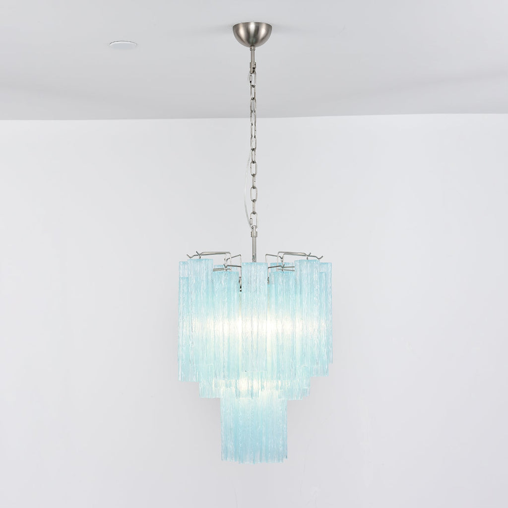 Azzura Glass Chandelier Glass lighting by Bling Lighting Studio