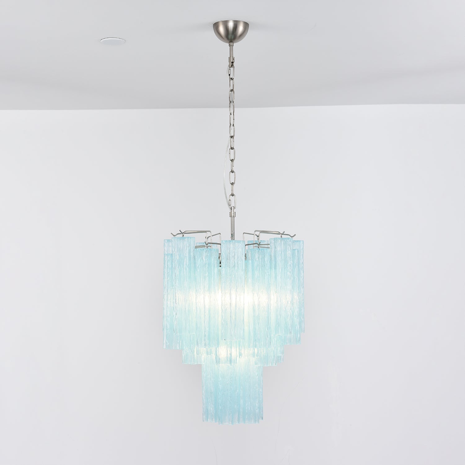 Azzura Glass Chandelier Glass lighting by Bling Lighting Studio