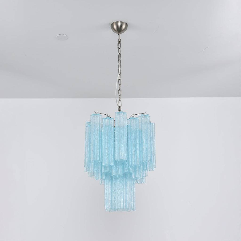 Azzura Glass Chandelier Glass lighting by Bling Lighting Studio