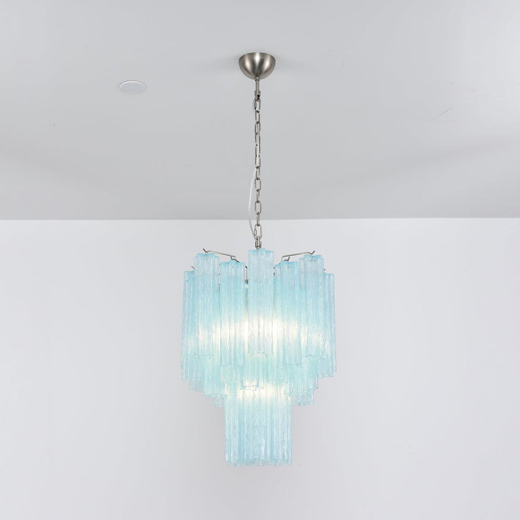 Azzura Glass Chandelier Glass lighting by Bling Lighting Studio