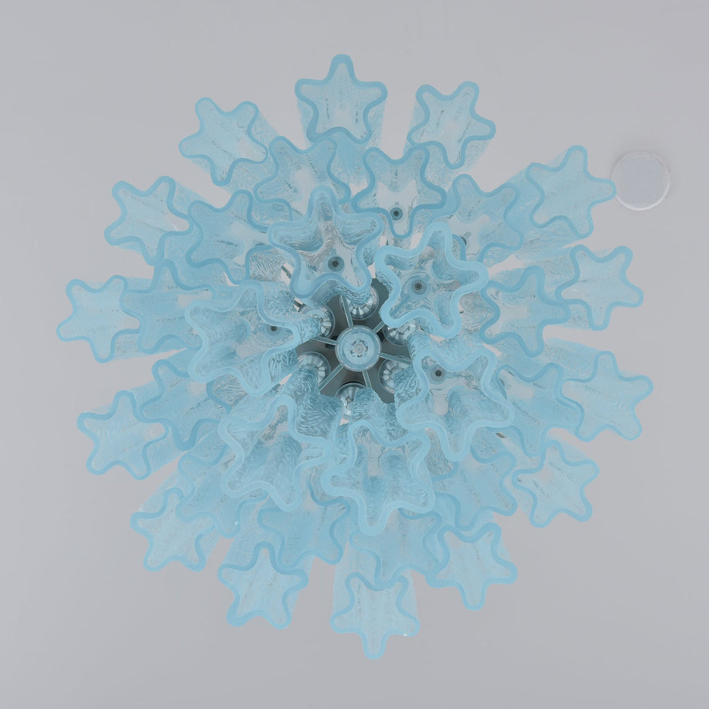 Azzura Glass Chandelier Glass lighting by Bling Lighting Studio