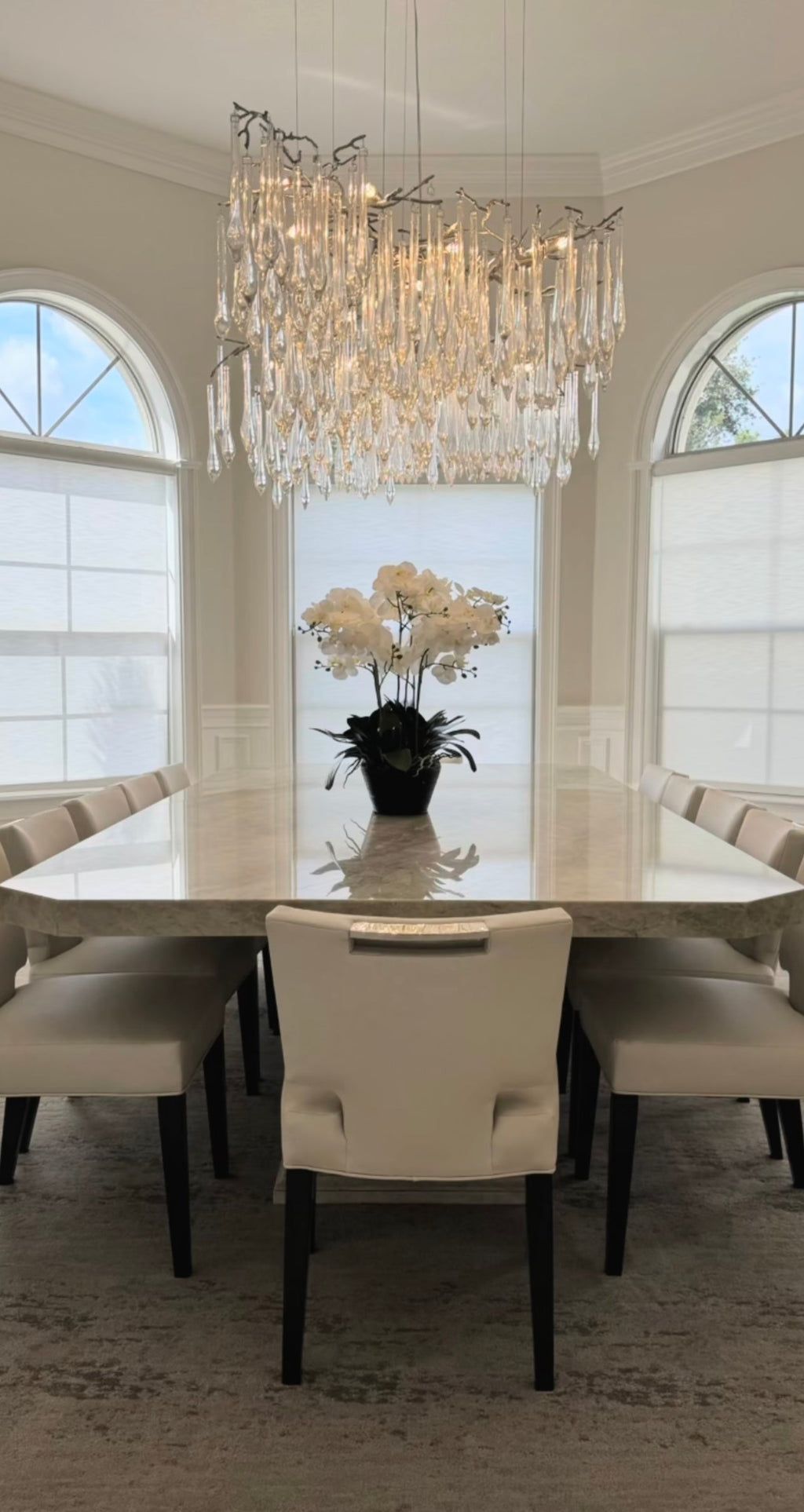 Livio Branching Hallway Chandelier by Bling Lighting Studio