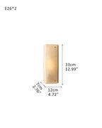 Reynard Alabaster Grand Wall Sconce Light Fixture 13"H 25"H