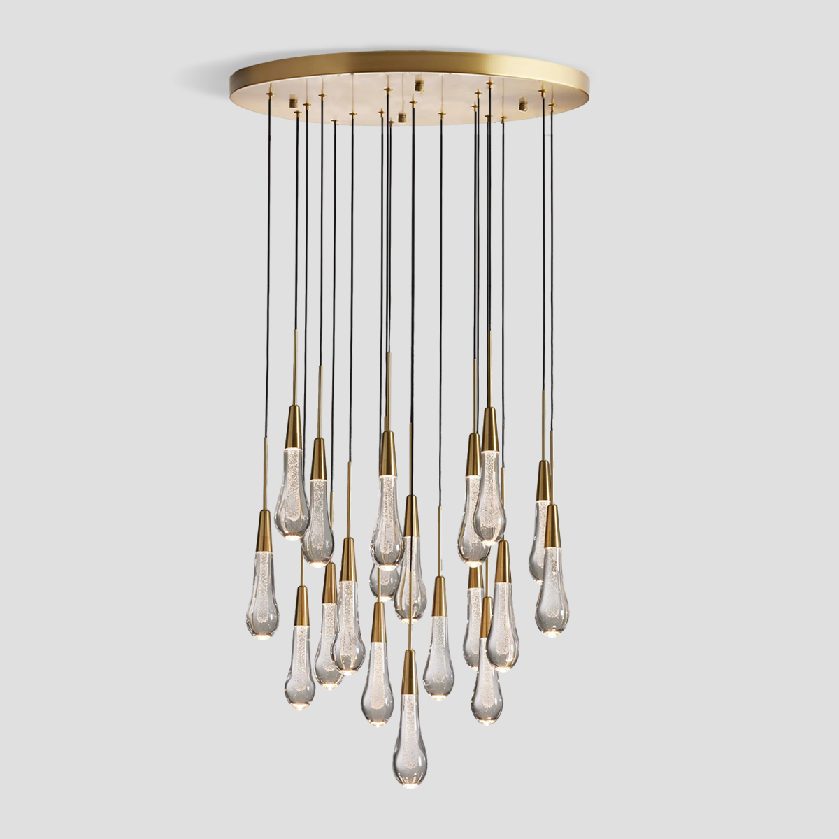 Soltaire Round Chandelier 17'' 24'' 36'' 40'' 58''D product image