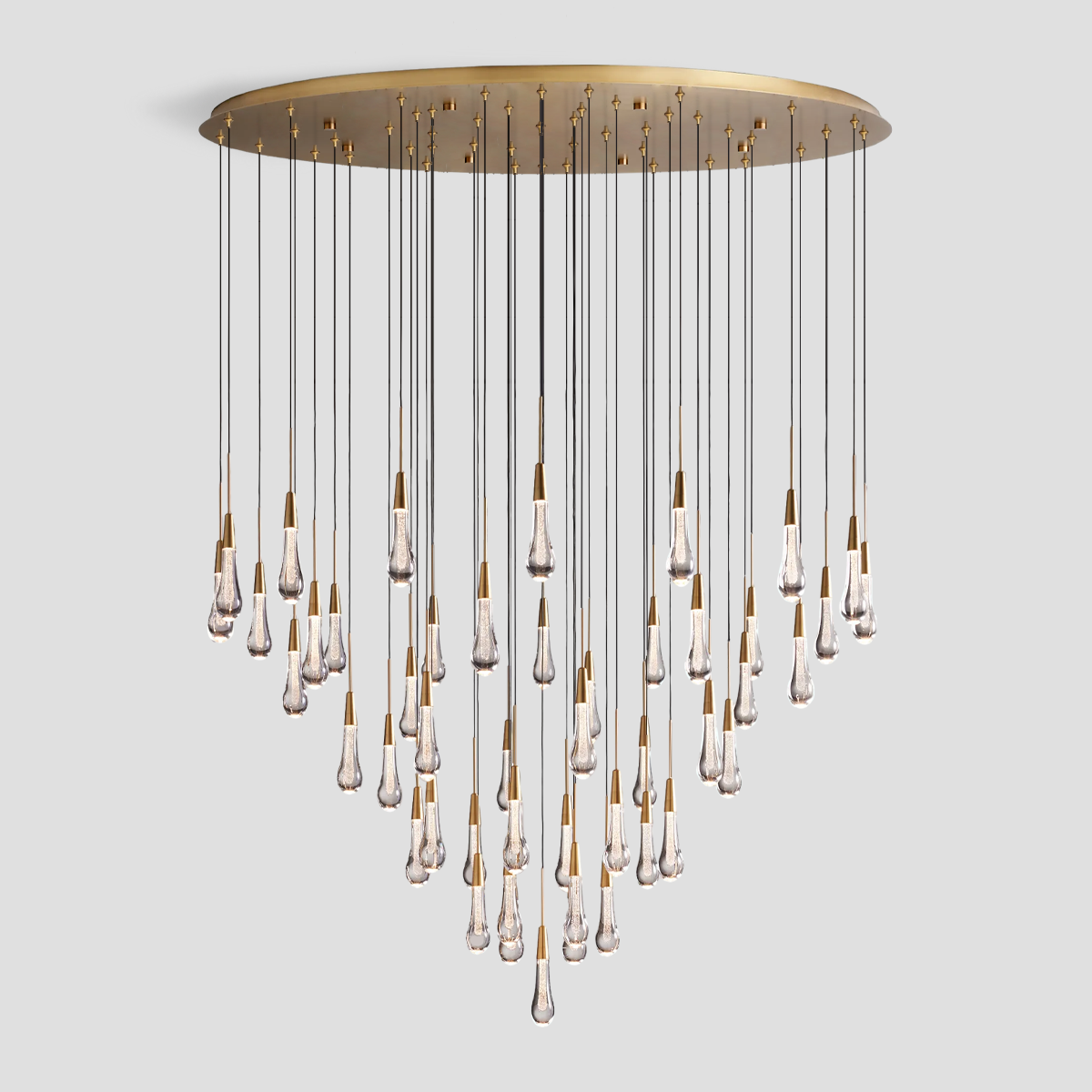 Soltaire Round Chandelier 17'' 24'' 36'' 40'' 58''D product image