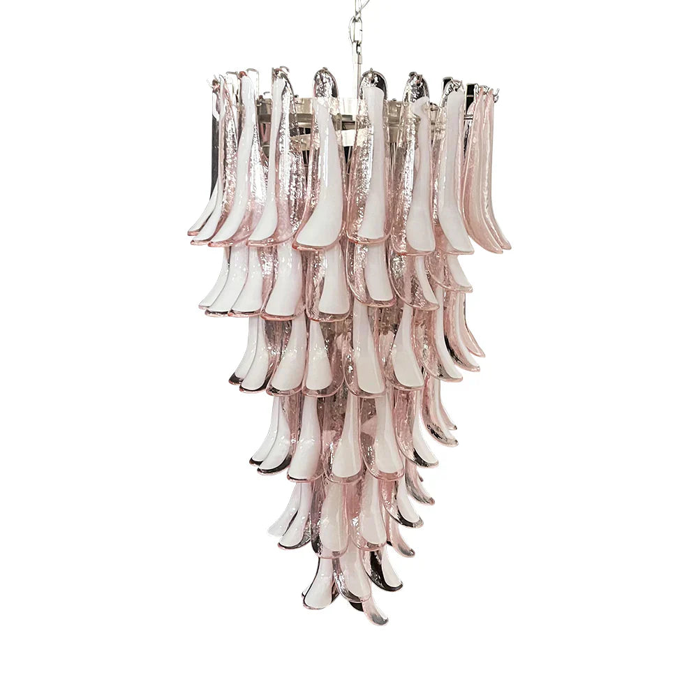 Petals Spiral Murano Pink Chandelier product image