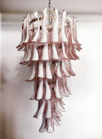 Petals Spiral Murano Pink Chandelier product image