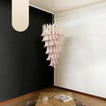 Petals Spiral Murano Pink Chandelier product image