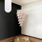 Petals Spiral Murano Pink Chandelier product image