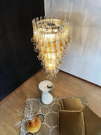 Petals Spiral Murano Transparent Chandelier product image