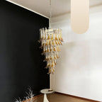 Petals Spiral Murano Transparent Chandelier product image