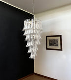 Petals Spiral Murano Transparent Chandelier product image