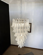 Petals Spiral Murano Transparent Chandelier product image