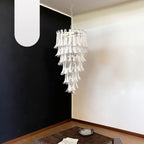 Petals Spiral Murano Transparent Chandelier product image