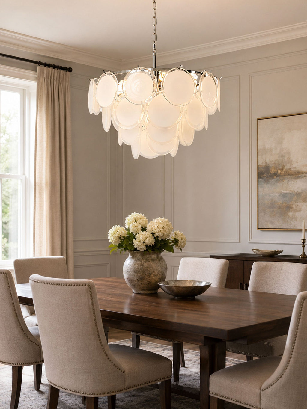 Bettina Glass Chandelier Glass lighting by Bling Lighting Studio