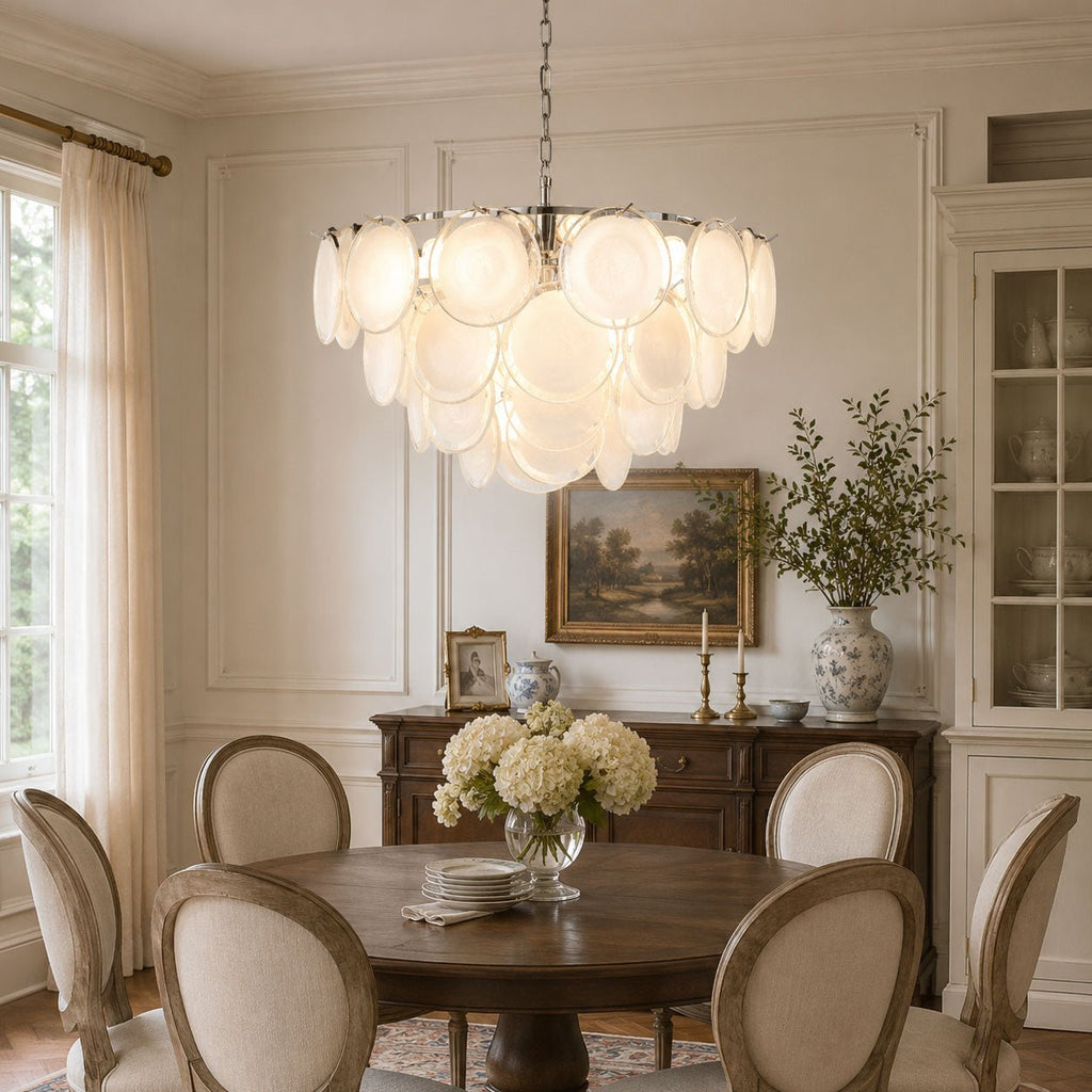 Bettina Glass Chandelier Glass lighting by Bling Lighting Studio