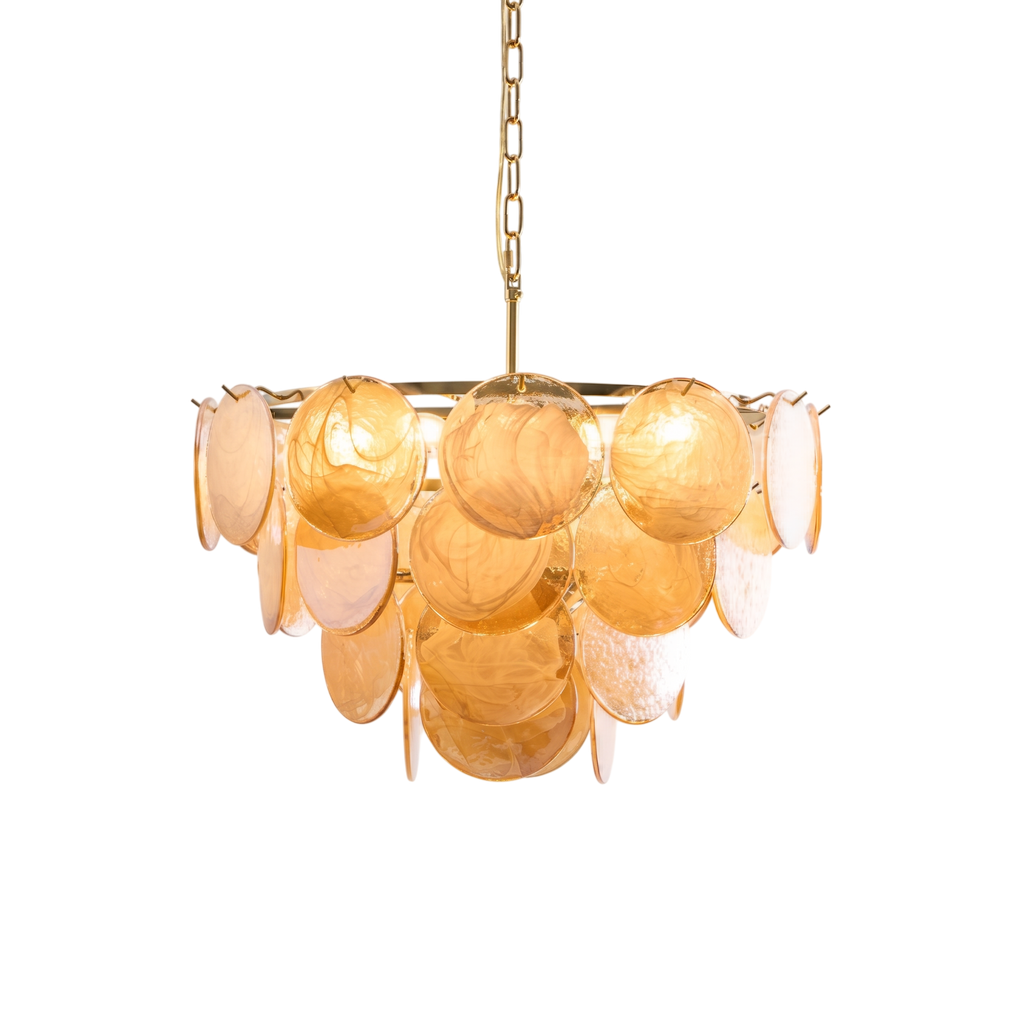 Bettina Glass Chandelier Glass lighting by Bling Lighting Studio