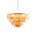 Bettina Glass Chandelier Glass lighting by Bling Lighting Studio