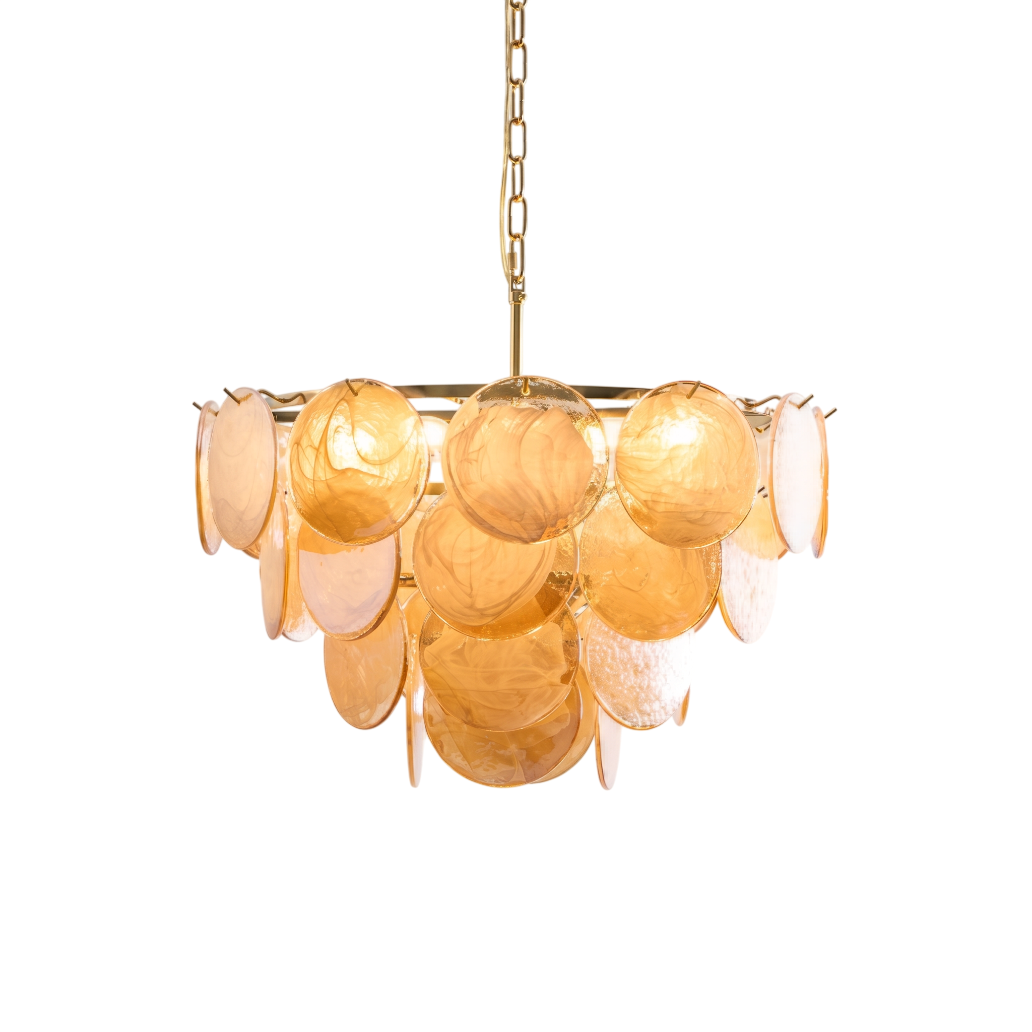 Bettina Glass Chandelier Glass lighting by Bling Lighting Studio