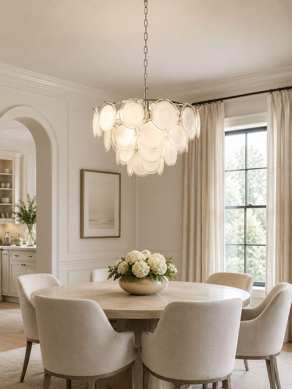 Bettina Glass Chandelier Glass lighting by Bling Lighting Studio