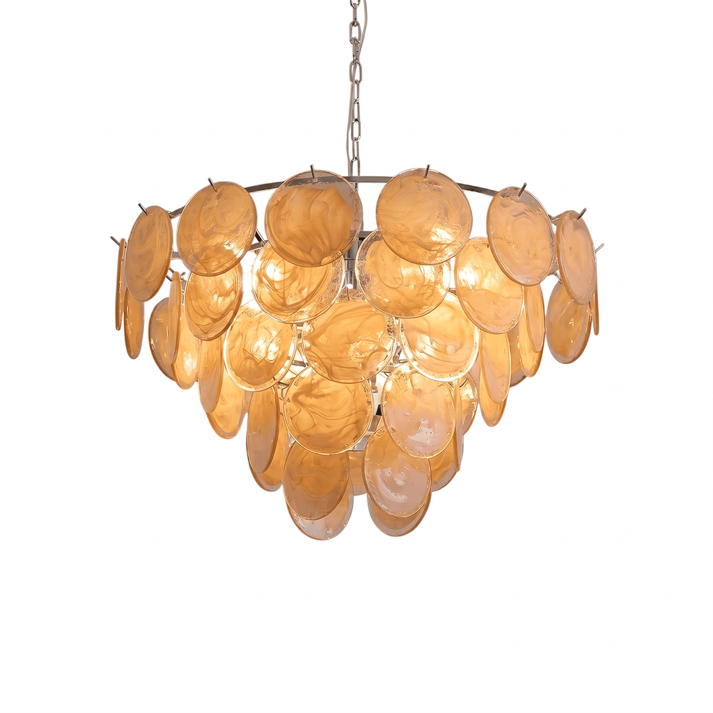 Bettina Glass Chandelier Glass lighting by Bling Lighting Studio