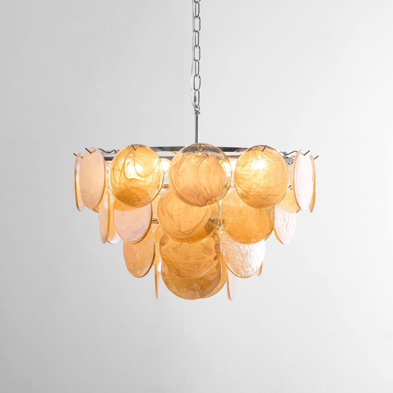 Bettina Glass Chandelier Glass lighting by Bling Lighting Studio