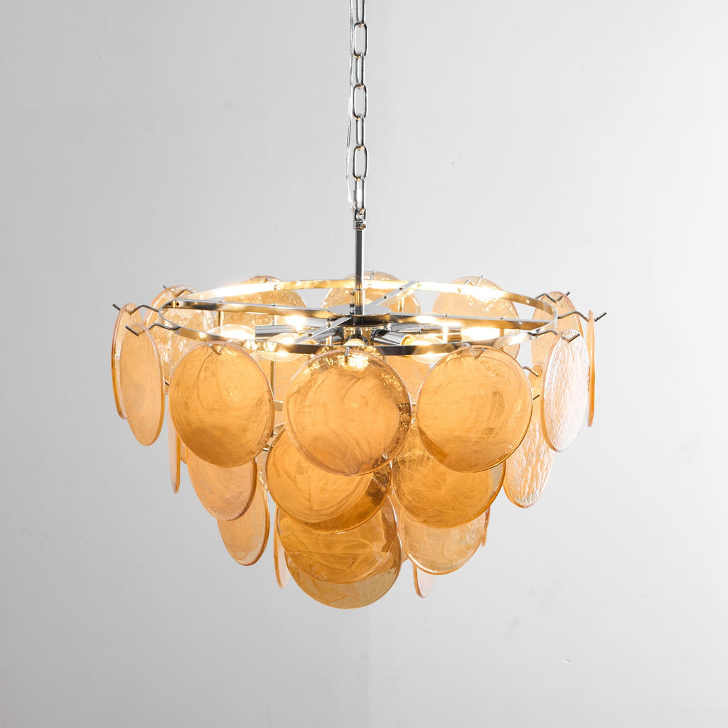Bettina Glass Chandelier Glass lighting by Bling Lighting Studio