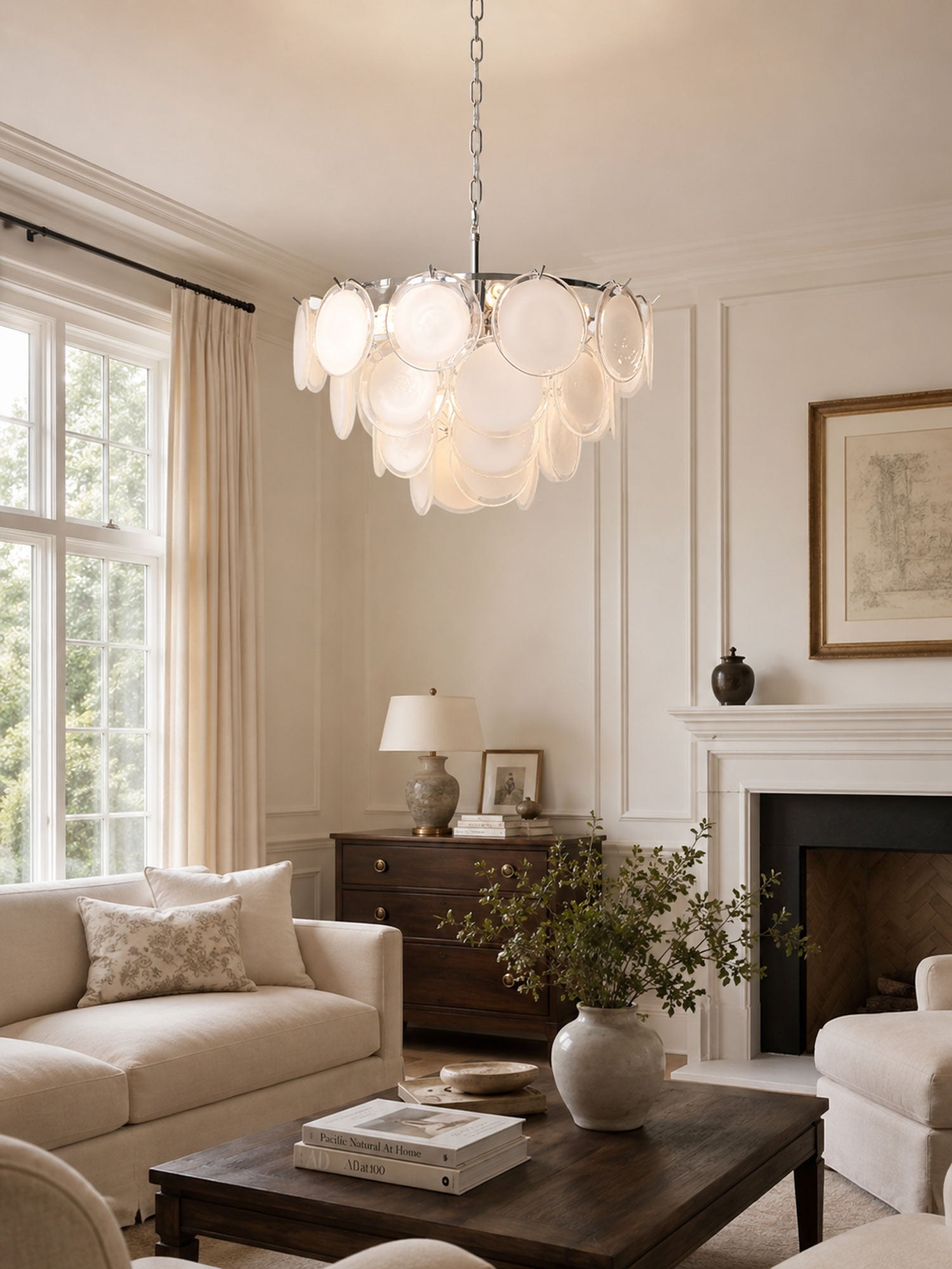 Bettina Glass Chandelier Glass lighting by Bling Lighting Studio