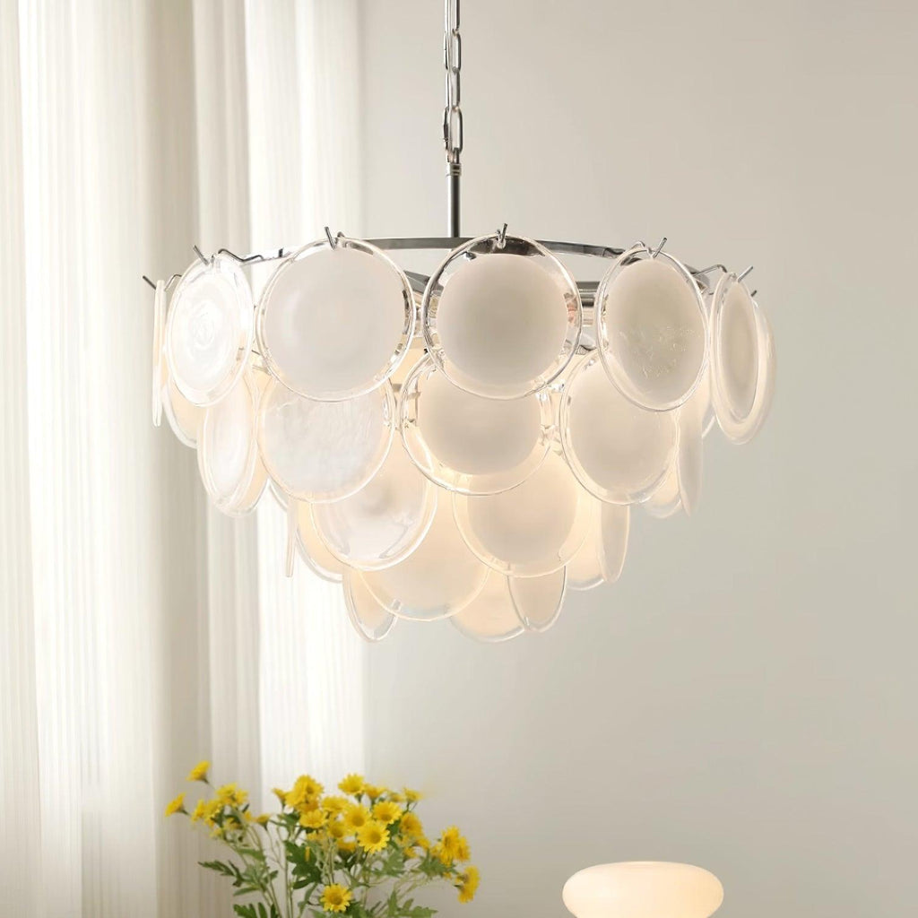 Bettina Glass Chandelier Glass lighting by Bling Lighting Studio