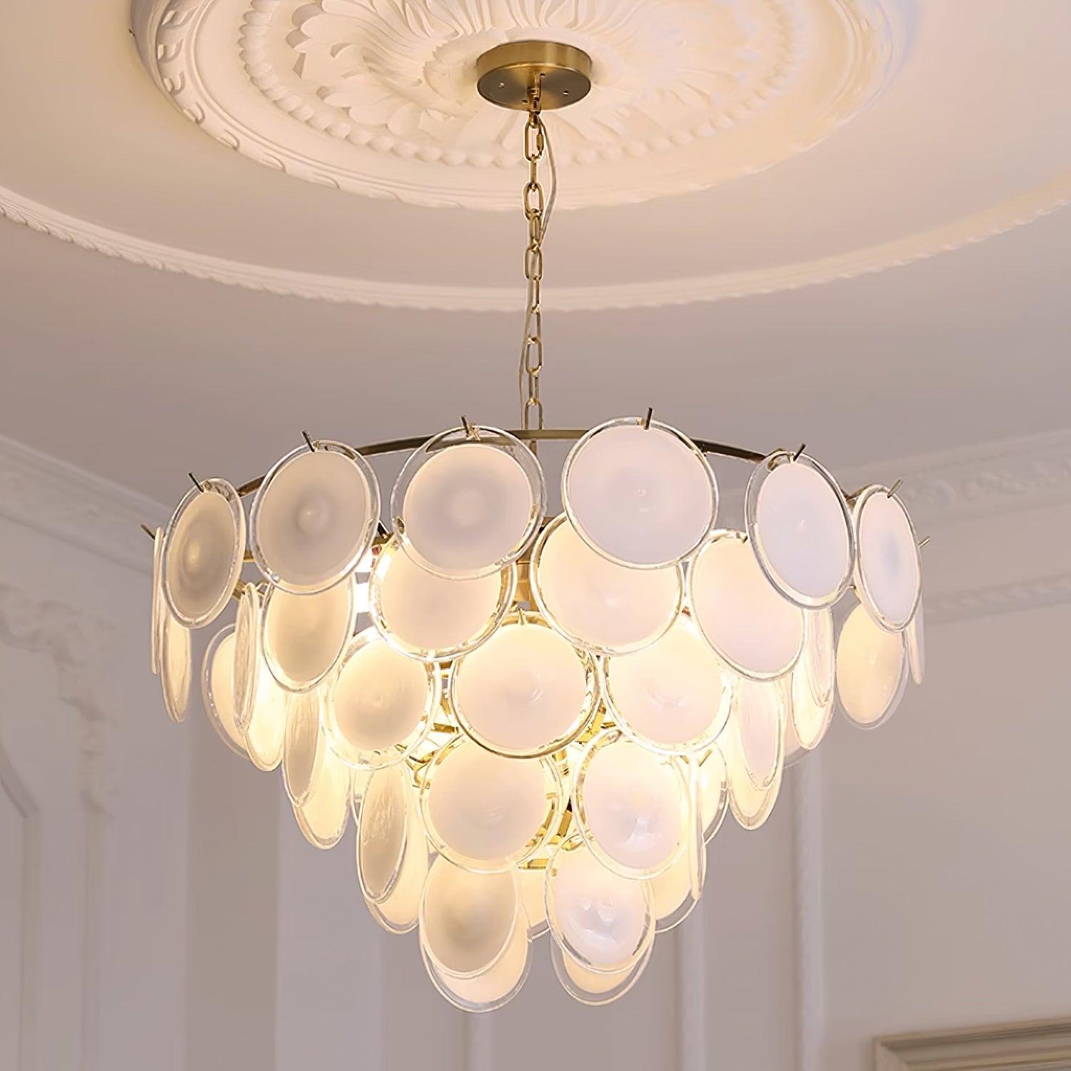 Bettina Glass Chandelier Glass lighting by Bling Lighting Studio