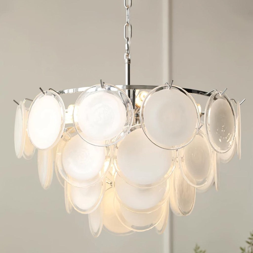 Bettina Glass Chandelier Glass lighting by Bling Lighting Studio