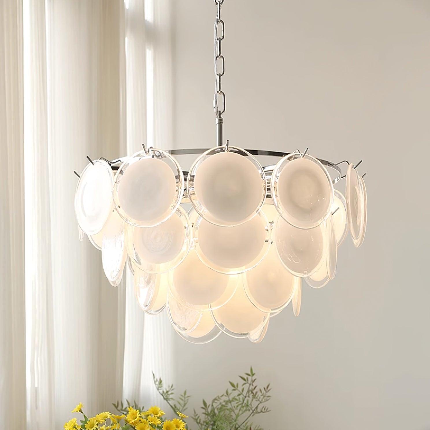Bettina Glass Chandelier Glass lighting by Bling Lighting Studio
