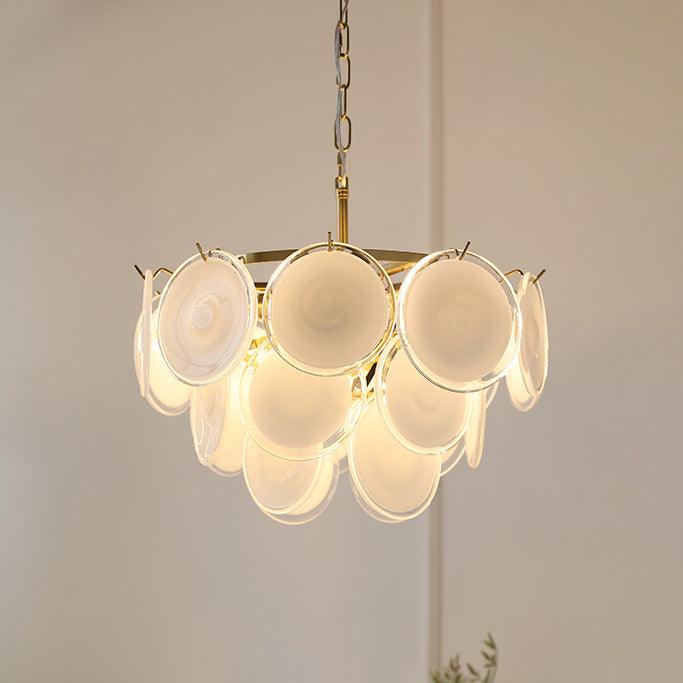 Bettina Glass Chandelier Glass lighting by Bling Lighting Studio