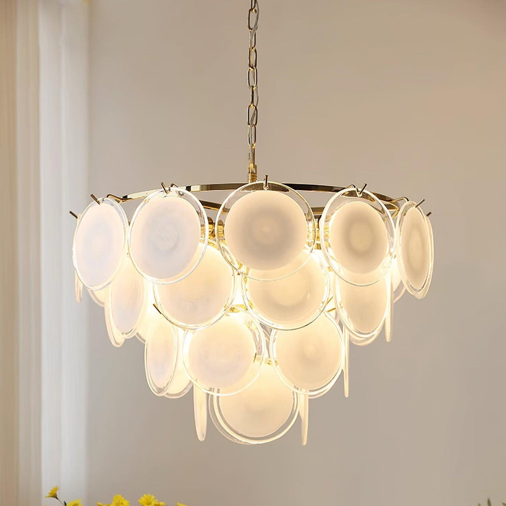 Bettina Glass Chandelier Glass lighting by Bling Lighting Studio