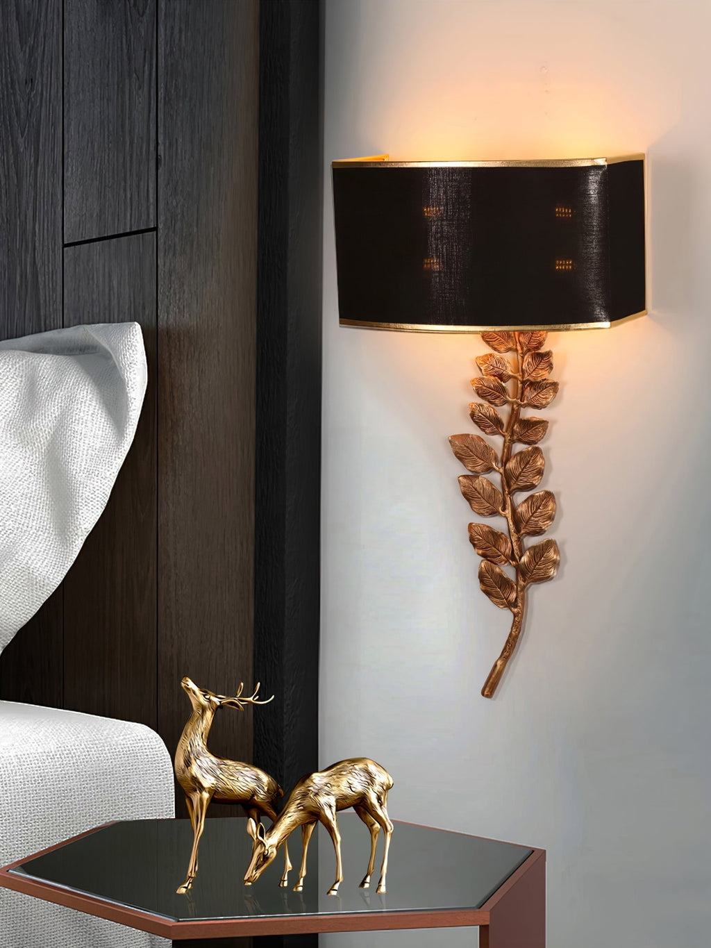 Birdwood Branch Wall Lamp material and finish detail