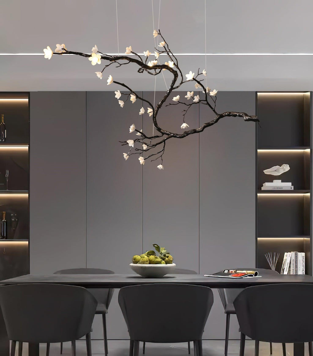 Premium Branch Flower Chandelier material and finish detail