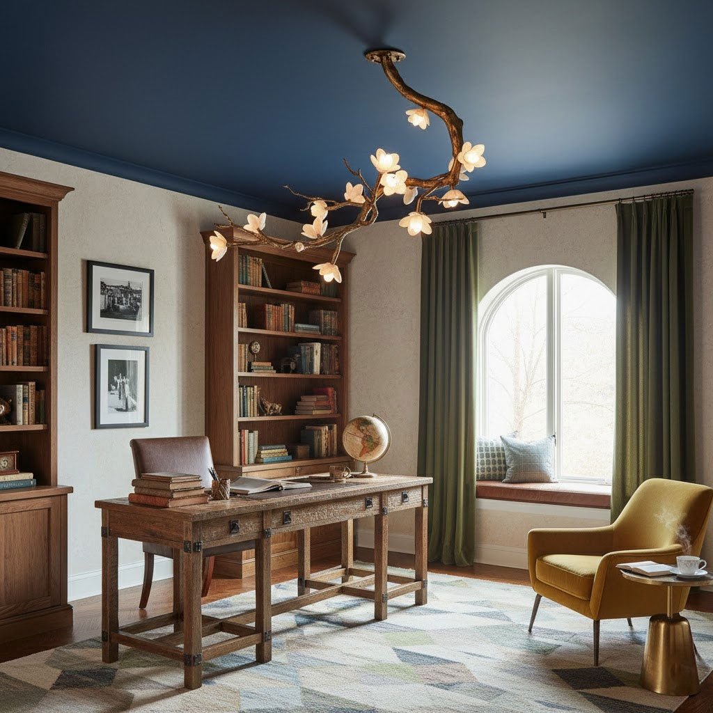 Luxury Brass Flower Branch Chandelier additional product view