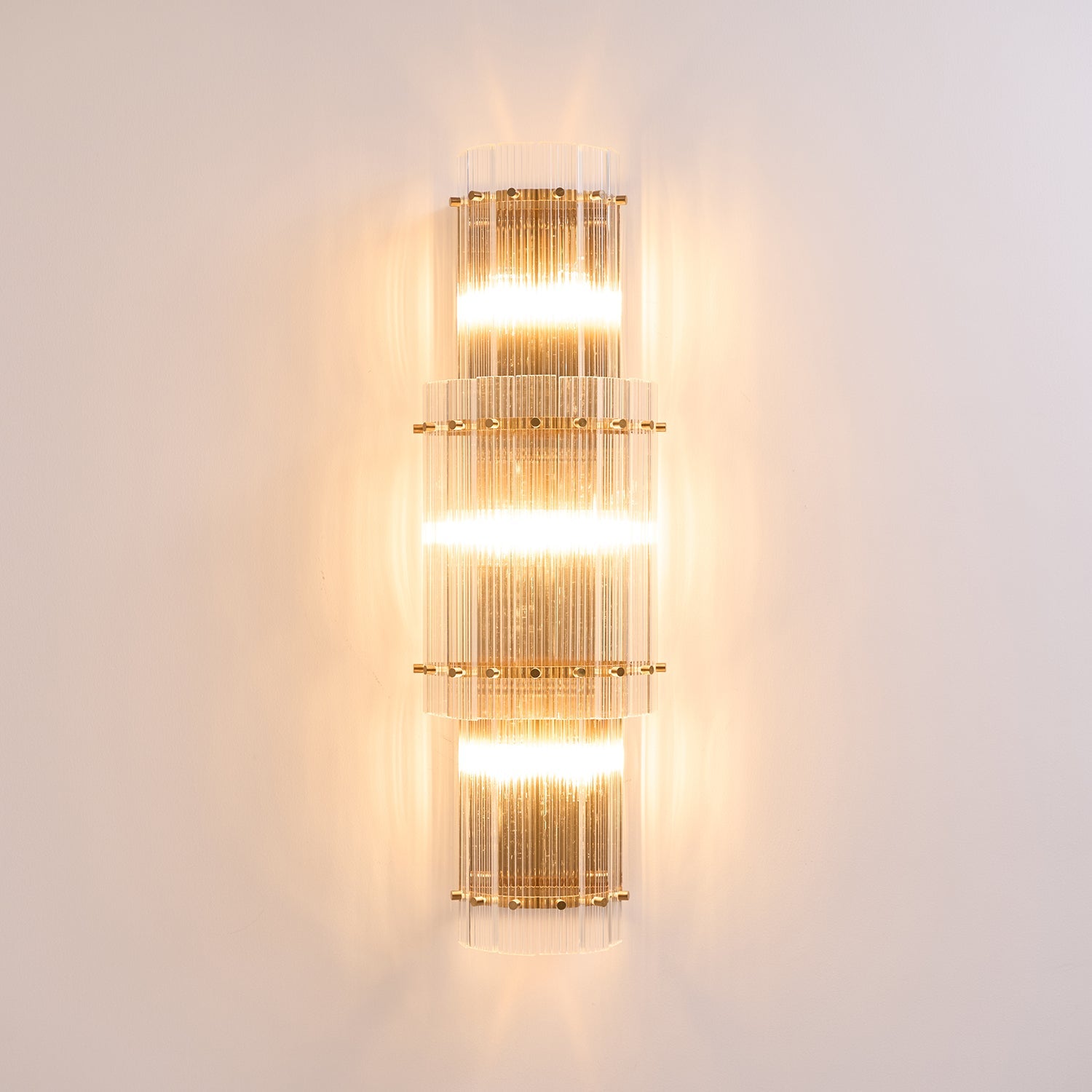 Bravura Radiance Wall Light Glass lighting by Bling Lighting Studio