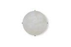 Large 'Moon 4' Alabaster Wall or Ceiling Lamp Flush Mount by Bling Lighting Studio