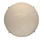 Large 'Moon 4' Alabaster Wall or Ceiling Lamp Flush Mount by Bling Lighting Studio