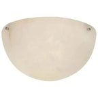 Large 'Moon 4' Alabaster Wall or Ceiling Lamp Flush Mount by Bling Lighting Studio