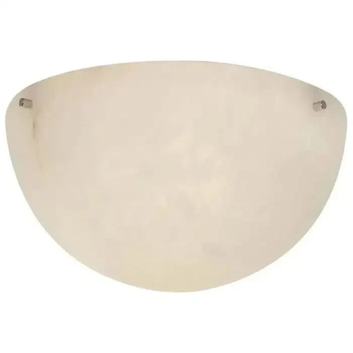 Large 'Moon 4' Alabaster Wall or Ceiling Lamp Flush Mount by Bling Lighting Studio