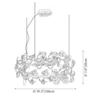 Branch Calathea Modern Chandelier